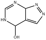 4H-Pyrazolo[3,4-d]pyrimidin-4-ol, 5,7a-dihydro- (9CI) Structure