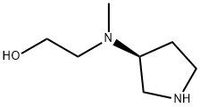 Ethanol, 2-[methyl(3S)-3-pyrrolidinylamino]- (9CI) Structure