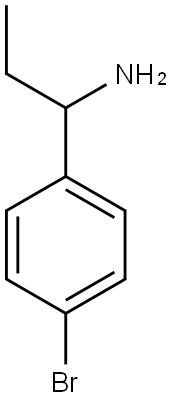 1-(4-BROMOPHENYL)PROPAN-1-AMINE Structure