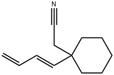 시클로헥산아세토니트릴,1-(1E)-1,3-부타디에닐-(9CI) 구조식 이미지