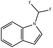 1H-인돌,1-(디플루오로메틸)-(9CI) 구조식 이미지