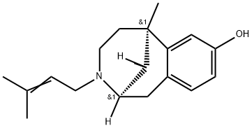 (+)-PENTAZOCINE Structure