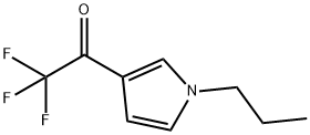 Ethanone, 2,2,2-trifluoro-1-(1-propyl-1H-pyrrol-3-yl)- (9CI) Structure