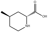 (2R,4R)-4-Methylpiperidine-2-carboxylic acid Structure