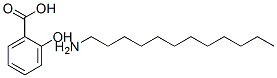 salicylic acid, compound with dodecylamine (1:1)  Structure