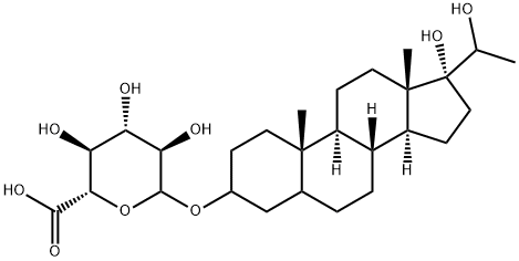 pregnane-3,17,20-triol-3-glucuronide Structure
