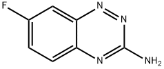 1,2,4-BENZOTRIAZIN-3-AMINE, 7-FLUORO- Structure