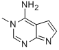 3H-Pyrrolo[2,3-d]pyrimidin-4-amine,3-methyl- 구조식 이미지