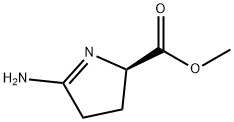 2H-Pyrrole-2-carboxylicacid,5-amino-3,4-dihydro-,methylester,(R)-(9CI) 구조식 이미지