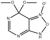 [1,2,5]Oxadiazolo[3,4-d]pyrimidine,4,7-dihydro-7,7-dimethoxy-,1-oxide(9CI) 구조식 이미지