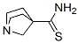 1-Azabicyclo[2.2.1]heptane-4-carbothioamide(9CI) Structure