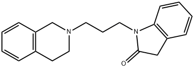 1-[3-(3,4-dihydroisoquinolin-2(1H)-yl)propyl]-
1,3-dihydro-2H-indol-2-one 구조식 이미지