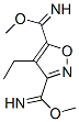 3,5-이속사졸디카르복시미디산,4-에틸-,디메틸에스테르(9CI) 구조식 이미지