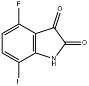 4,7-DIFLUOROISATIN 구조식 이미지