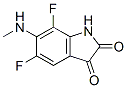 1H-Indole-2,3-dione, 5,7-difluoro-6-(methylamino)- (9CI) 구조식 이미지