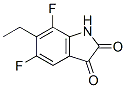 1H-Indole-2,3-dione, 6-ethyl-5,7-difluoro- (9CI) Structure