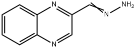 2-Quinoxalinecarboxaldehyde,  hydrazone Structure