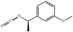 Benzene, 1-[(1R)-1-isothiocyanatoethyl]-3-methoxy- (9CI) 구조식 이미지