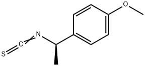 Benzene, 1-[(1R)-1-isothiocyanatoethyl]-4-methoxy- (9CI) 구조식 이미지