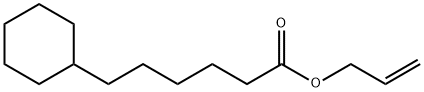 Cyclohexanehexanoic acid, 2-propenyl ester Structure
