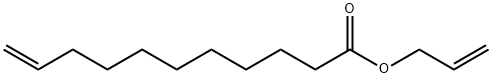 ALLYL UNDECYLENATE 구조식 이미지