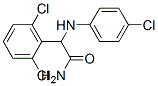 2-[(4-chlorophenyl)amino]-2-(2,6-dichlorophenyl)acetamide Structure