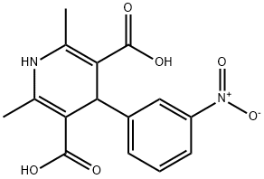 74936-81-5 2,6-dimethyl-4-(3-nitrophenyl)-1,4-dihydropyridine-3,5-dicarboxylic acid