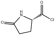 2-Pyrrolidinecarbonyl chloride, 5-oxo-, (2S)- (9CI) 구조식 이미지