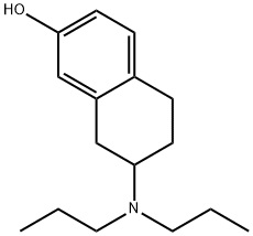 (+/-)-7-HYDROXY-2-DIPROPYLAMINOTETRALIN HYDROBROMIDE 구조식 이미지