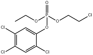 2-Chloroethyl-ethyl-2,4,5-trichlorophenylphosphate Structure