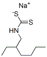 sodium 2-ethylhexyldithiocarbamate Structure