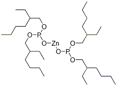 Di[bis(2-ethylhexyloxy)phosphinooxy]zinc 구조식 이미지