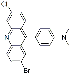 4-(2-브로모-6-클로로-아크리딘-9-일)-N,N-디메틸-아닐린 구조식 이미지