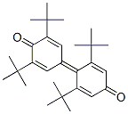 4-[2,6-Bis(1,1-dimethylethyl)-4-oxo-2,5-cyclohexadien-1-ylidene]-2,6-bis(1,1-dimethylethyl)-2,5-cyclohexadien-1-one 구조식 이미지