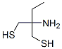 1,3-Propanedithiol,  2-amino-2-ethyl- Structure