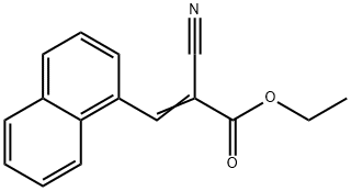 Ethyl 2-Cyano-3-(1-naphthalenyl)acrylate Structure