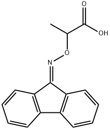 2-(9-Fluorenylideneaminooxy)propionic acid 구조식 이미지