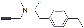 Benzeneethanamine, 4-ethyl-N,alpha-dimethyl-N-2-propynyl-, (R)- (9CI) Structure