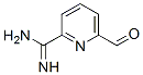 2-Pyridinecarboximidamide, 6-formyl- (9CI) Structure