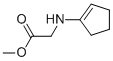 글리신,N-1-시클로펜텐-1-일-,메틸에스테르(9CI) 구조식 이미지