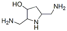 3-Pyrrolidinol, 2,5-bis(aminomethyl)- (9CI) Structure