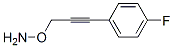 Hydroxylamine, O-[3-(4-fluorophenyl)-2-propynyl]- (9CI) Structure
