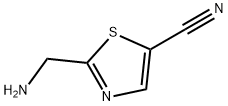 2-AMINOMETHYL-THIAZOLE-5-CARBONITRILE Structure