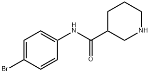 PIPERIDINE-3-CARBOXYLIC ACID (4-BROMO-PHENYL)-AMIDE Structure