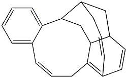 5,6,7,12,13,14-Hexahydro-5,13:6,12-dimethanodibenzo[a,f]cyclodecene Structure