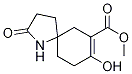 1-Azaspiro[4.5]dec-7-ene-7-carboxylic acid, 8-hydroxy-2-oxo-, Methyl ester Structure