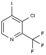 3-chloro-4-iodo-2-(trifluoromethyl)pyridine 구조식 이미지