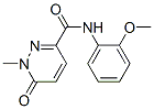 3-Pyridazinecarboxamide,1,6-dihydro-N-(2-methoxyphenyl)-1-methyl-6-oxo- Structure