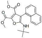 2,3-Furandicarboxylic  acid,  5-[(1,1-dimethylethyl)amino]-4-(1-naphthalenyl)-,  dimethyl  ester  (9CI) Structure