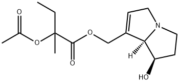 2-Acetoxy-2-methylbutanoic acid [(6-hydroxy-1-azabicyclo[3.3.0]oct-3-en-4-yl)methyl] ester 구조식 이미지